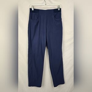Libin Women's Performance Pants Blue Nylon Gorpcore Travel Stretch Pockets sz S
